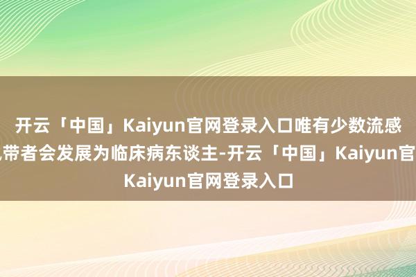 开云「中国」Kaiyun官网登录入口唯有少数流感嗜血杆菌佩带者会发展为临床病东谈主-开云「中国」Kaiyun官网登录入口